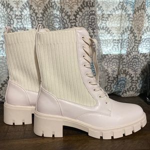Cupid brand boots - bone - size 10